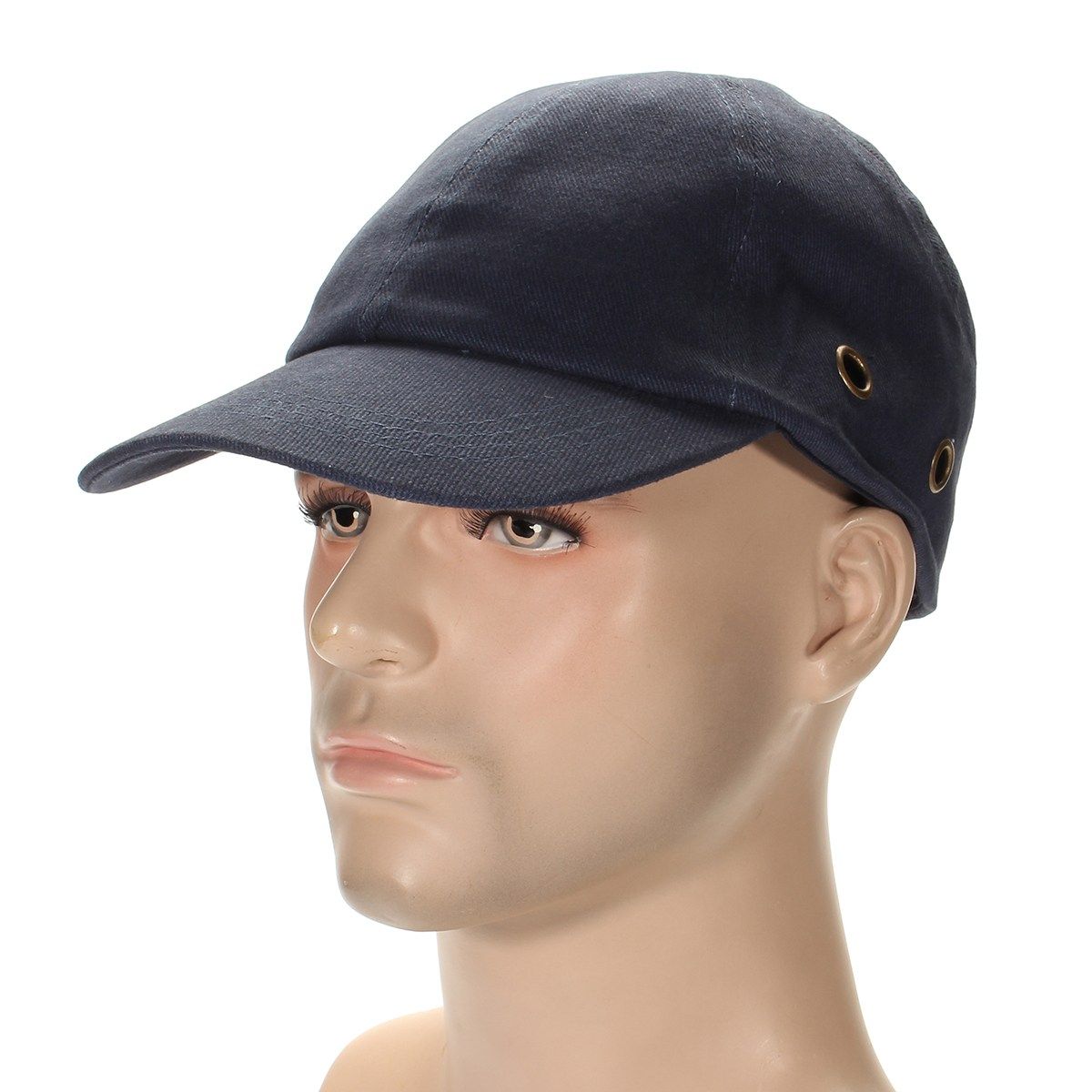 Work Safety Protective Helmet Bump Cap Hard Inner Shell Baseball Hat Style For Work Factory Shop Carrying Head Protection(#brim Black)