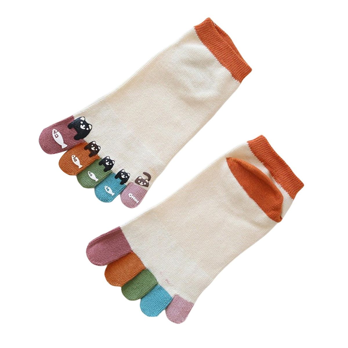 1 Pair Women Socks Summer Unisex Adult Sport Short Socks 5
