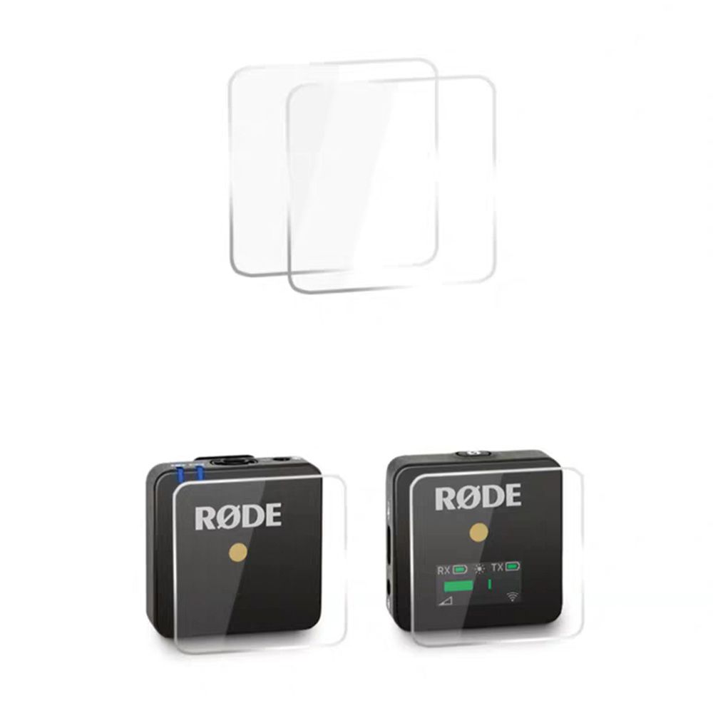 Zaeint 2pcs Tempered Glass For Rode Wireless Go Microphone