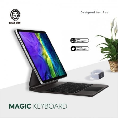 Green Lion Magic Keyboard Case For iPad Pro 12.9