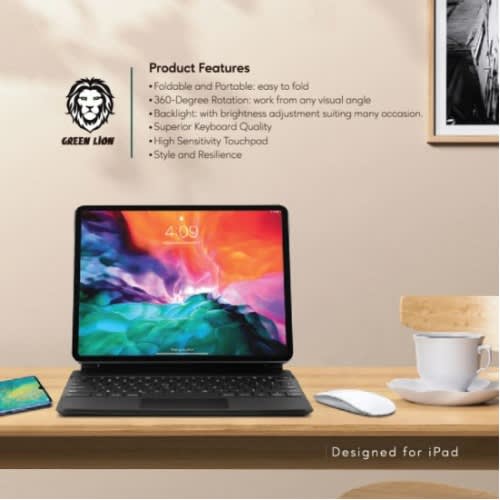 Green Lion Magic Keyboard Case For iPad Pro 12.9"
