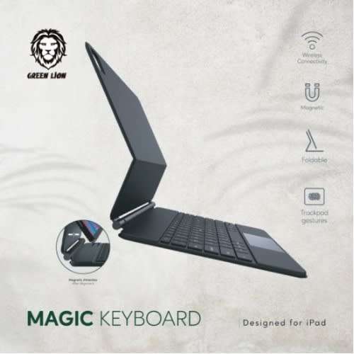 Green Lion Magic Keyboard Case For iPad Pro 12.9"