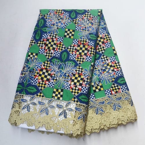 Ankara Wax  + Lace -6Yards