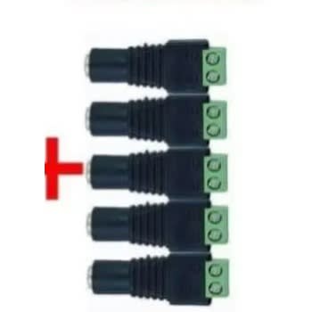 Cctv Dc Power Female Jack Connector 10 Pieces