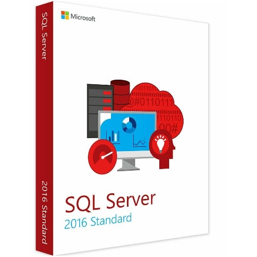 SQL Server 2016 Standard Edition - Full 24 Core License Unlimited Cals