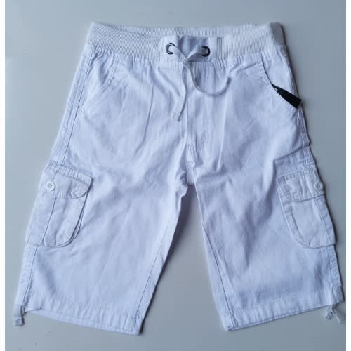 Boys Cargo Short - White