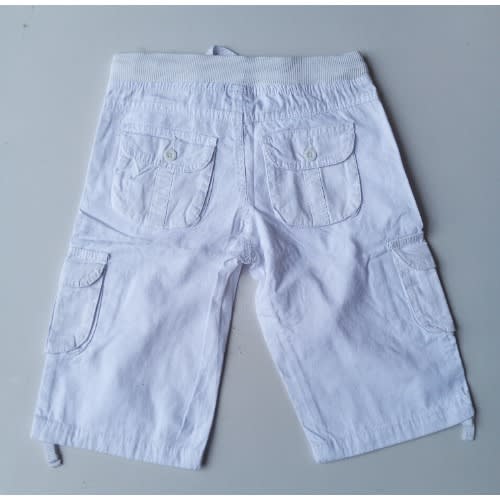 Boys Cargo Short - White