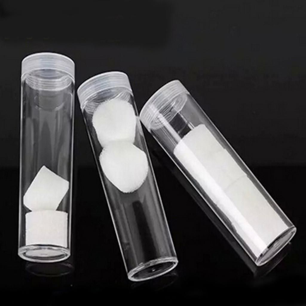 20Pcs Plastic Coin  Cases Coin Storage Protective Tube Holder Stand 32