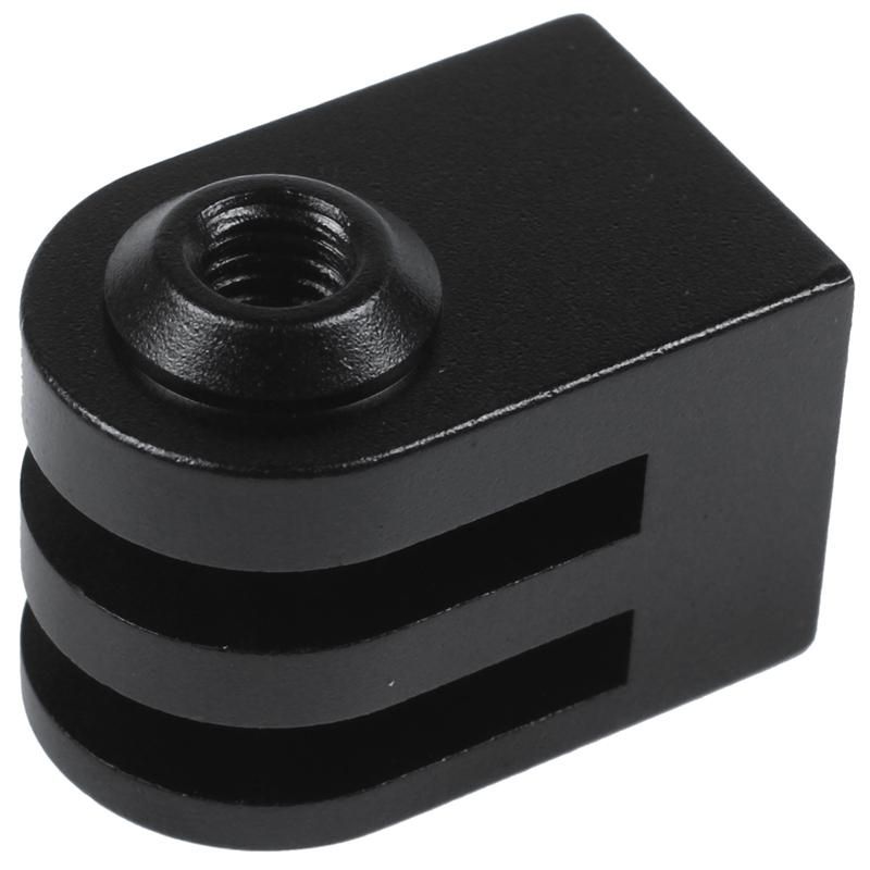 Cnc Aluminum Alloy Mini Tripod Mount Outdoor Sports Camera Base Adapter For All 14 Inch Screw Monopod Accessory
