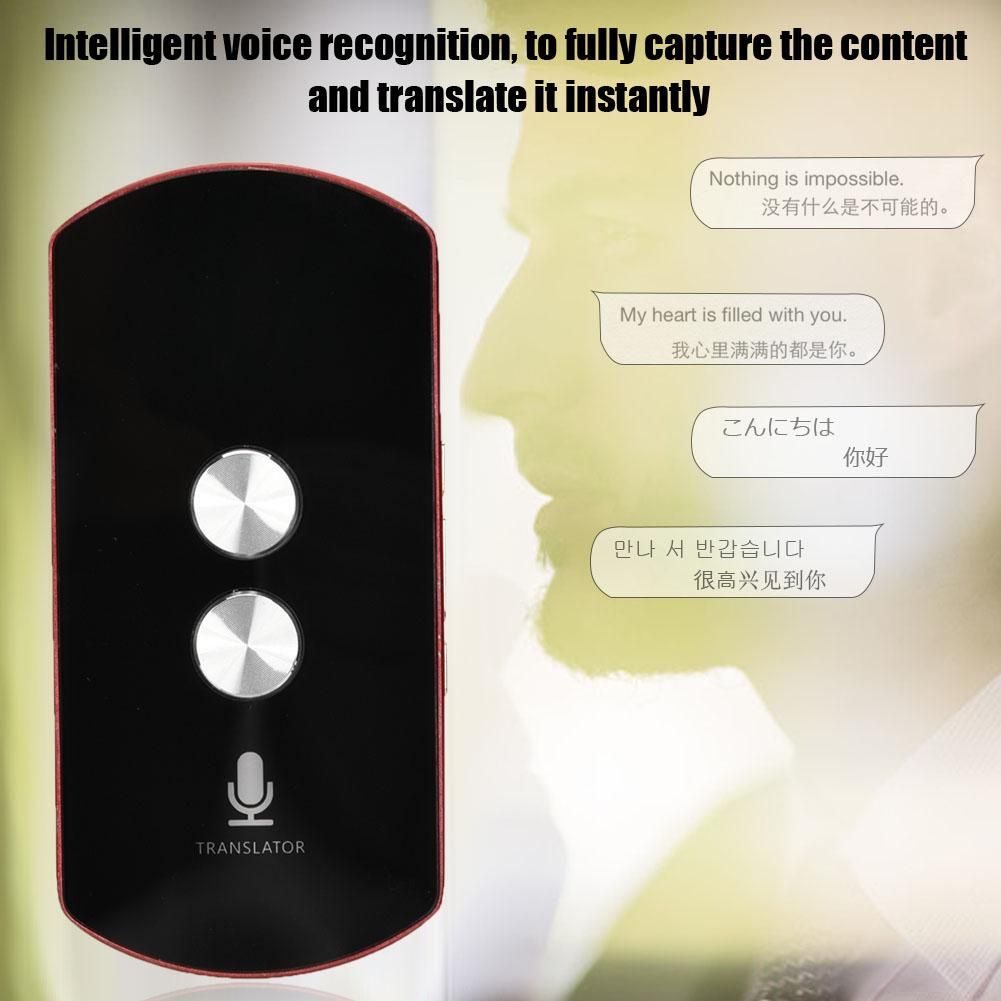 Portable Smart Voice Language Translator Instant Travel Translators Multilingual Real Time Translation Support 42 Languages Hot ASQOA