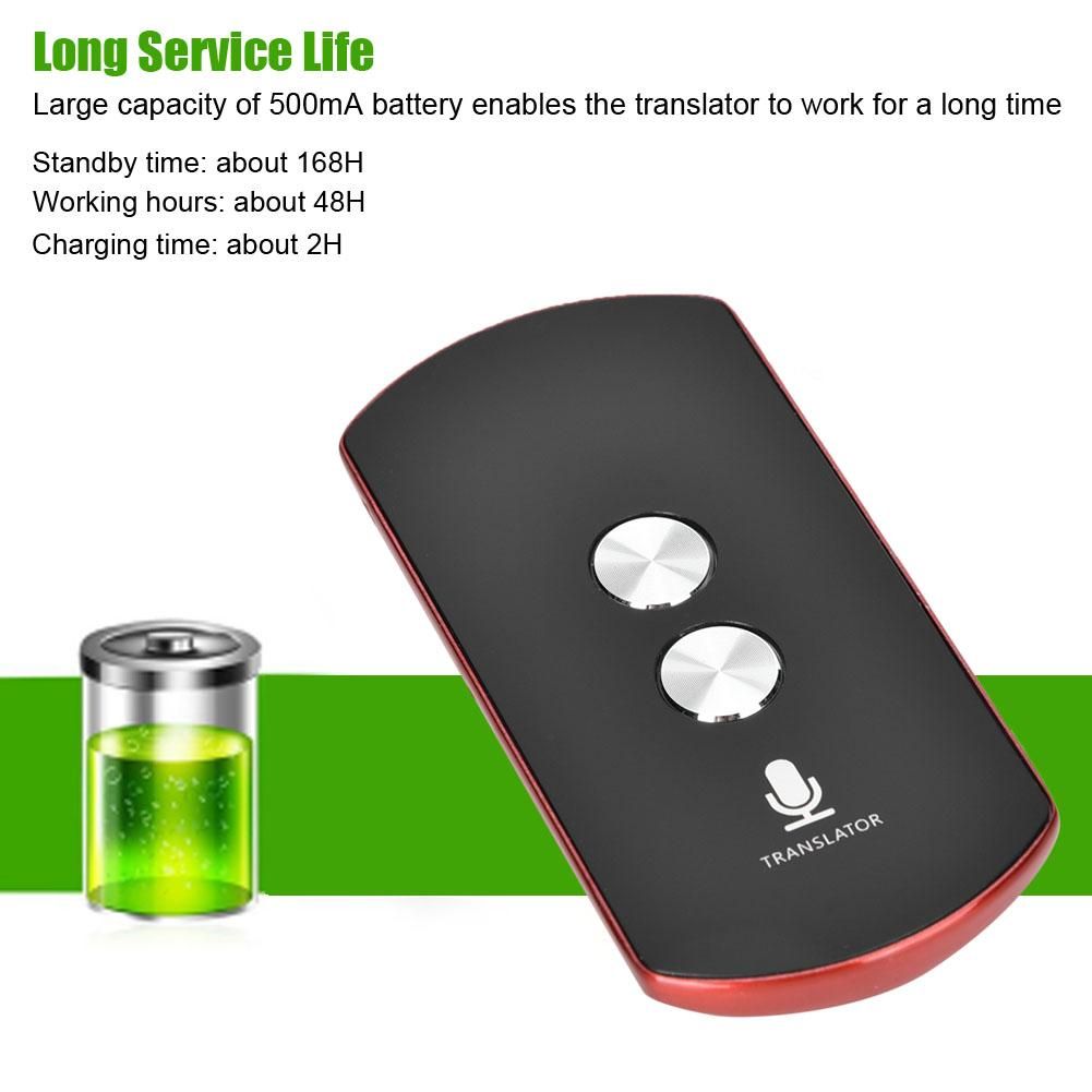 Portable Smart Voice Language Translator Instant Travel Translators Multilingual Real Time Translation Support 42 Languages Hot ASQOA