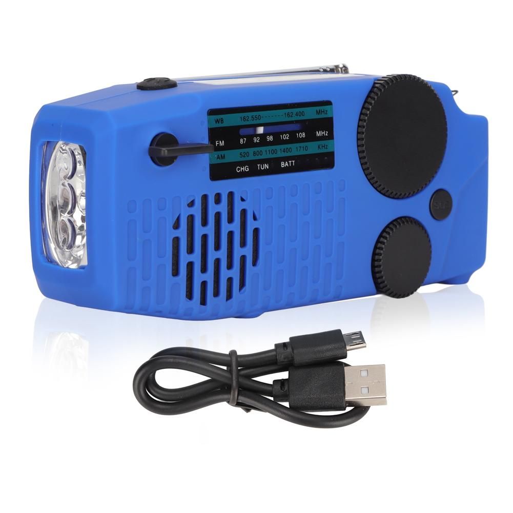 XSY098 Solar Emergency Radio Waterproof Portable Hand Crank