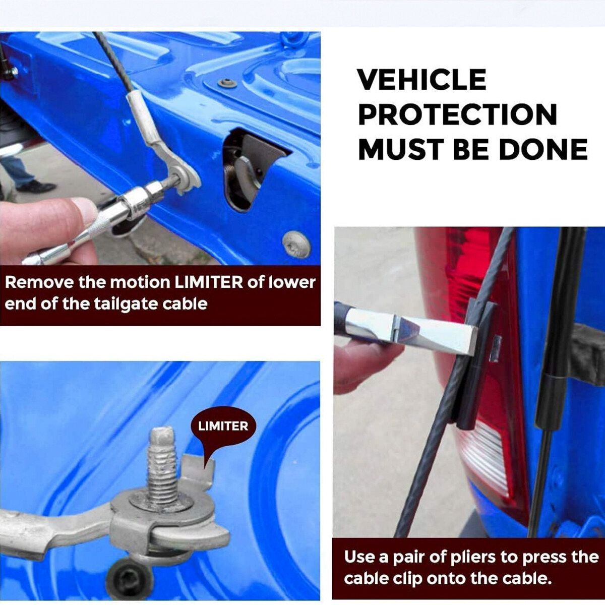 For 2019 Dodges Ram 1500 Rear Tailgate Trunk Slow Down Shock Absorber Strut Bars Spring Hydraulic Rod Gas Lift Pickup