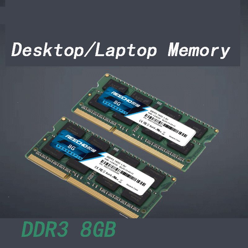 DDR3 8GB 1600MHz RAM Laptop Memory Stick  RAM DIY 1.5V