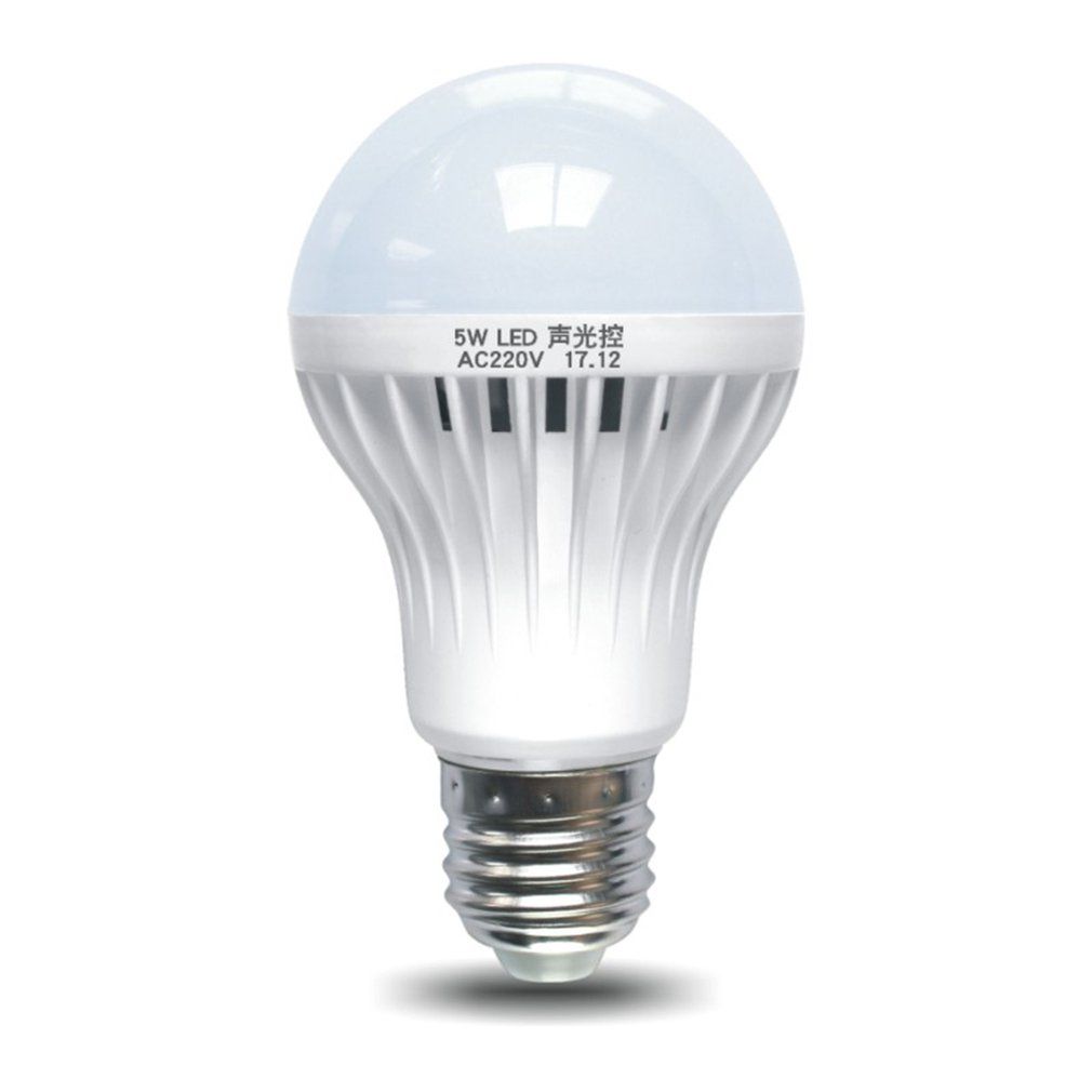 Sound And Light Control Sensor Light E27 Motion Detector