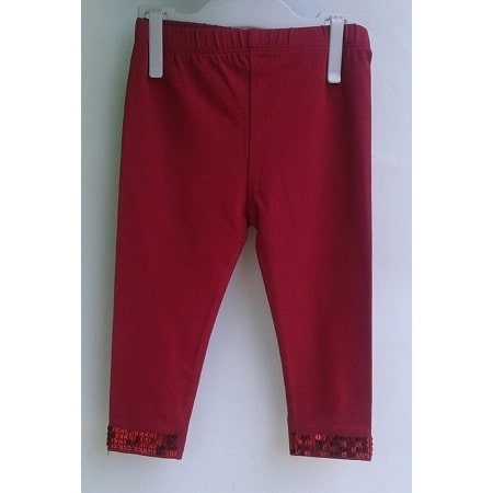 Girls Leggings - wine