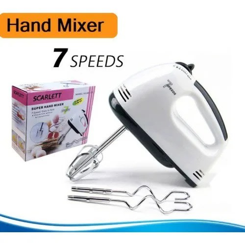 Scarlett Hand Mixer 7 Speed- 180W