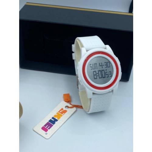 Unisex Digital Wristwatch-White
