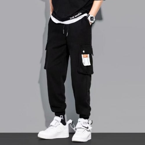 Combat Thick Joggers - Black