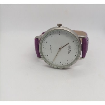 Lifesaver Unisex Leather Watch - Purple