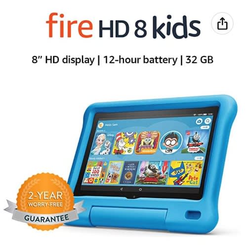 Fire Hd 8 - 8" Hd Display - 32GB - Blue Kid-proof Case