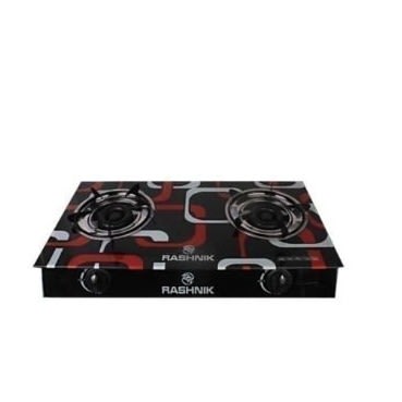 Double Burners Glass Top Gas Cooker