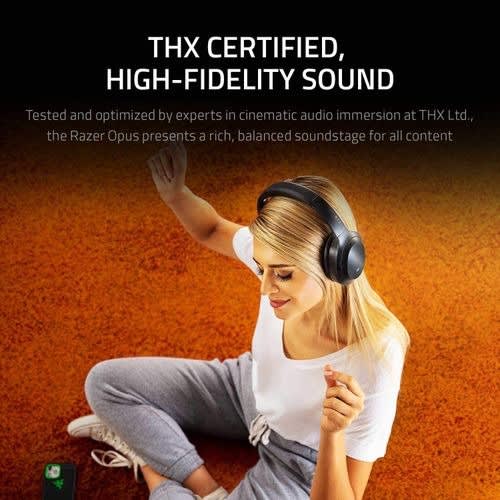 Opus Active Noise Cancelling Anc Wireless Headphones: Thx Audio Tuning - 25 Hr Battery
