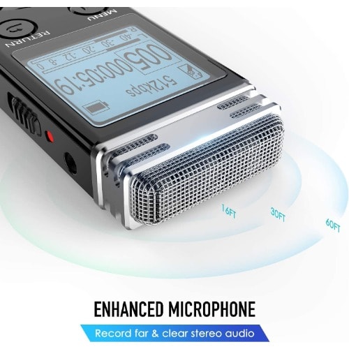 32gb Digital Voice Recorder For Lectures & Meetings