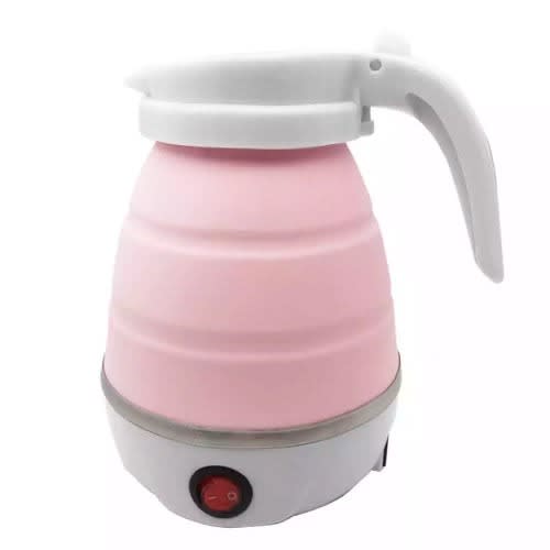Foldable Electric Kettle Pink – 600ml - 600W
