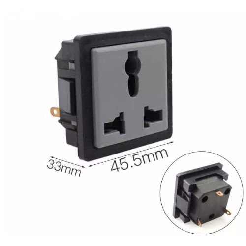 Three-hole Built-in Power Socket Outlet - 10a 250v