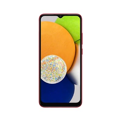 Galaxy A03 - 6.5"HD+ - 64GB ROM - 4GB RAM - 48MP - Dual SIM - 4G LTE - 5000mAh - Red