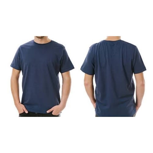 Set Of 2 Kids Unisex T-shirts  - Yellow And Navy Blue