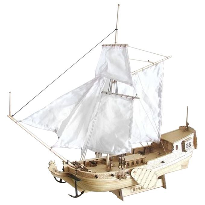 Wooden Sailing Boat Model Kit Unassembled Kit Wooden Ship Model