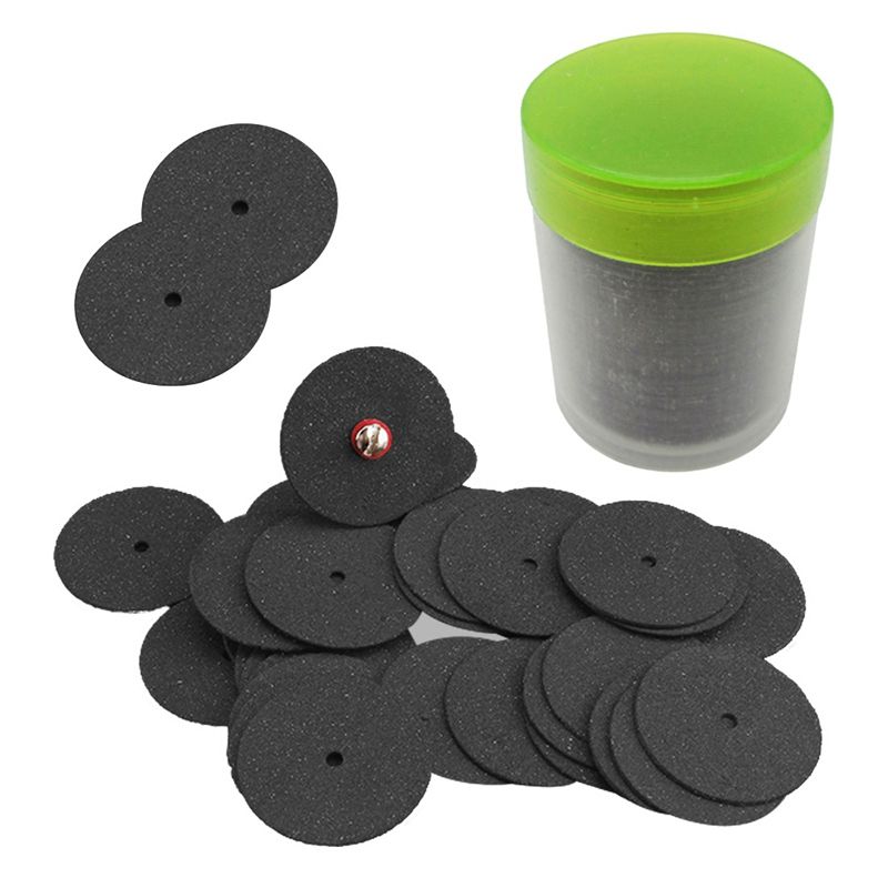 36Pcs 24Mm Resin Cutting Grinding Wheel Rotating Blade Disc Tool Electric Grinding To