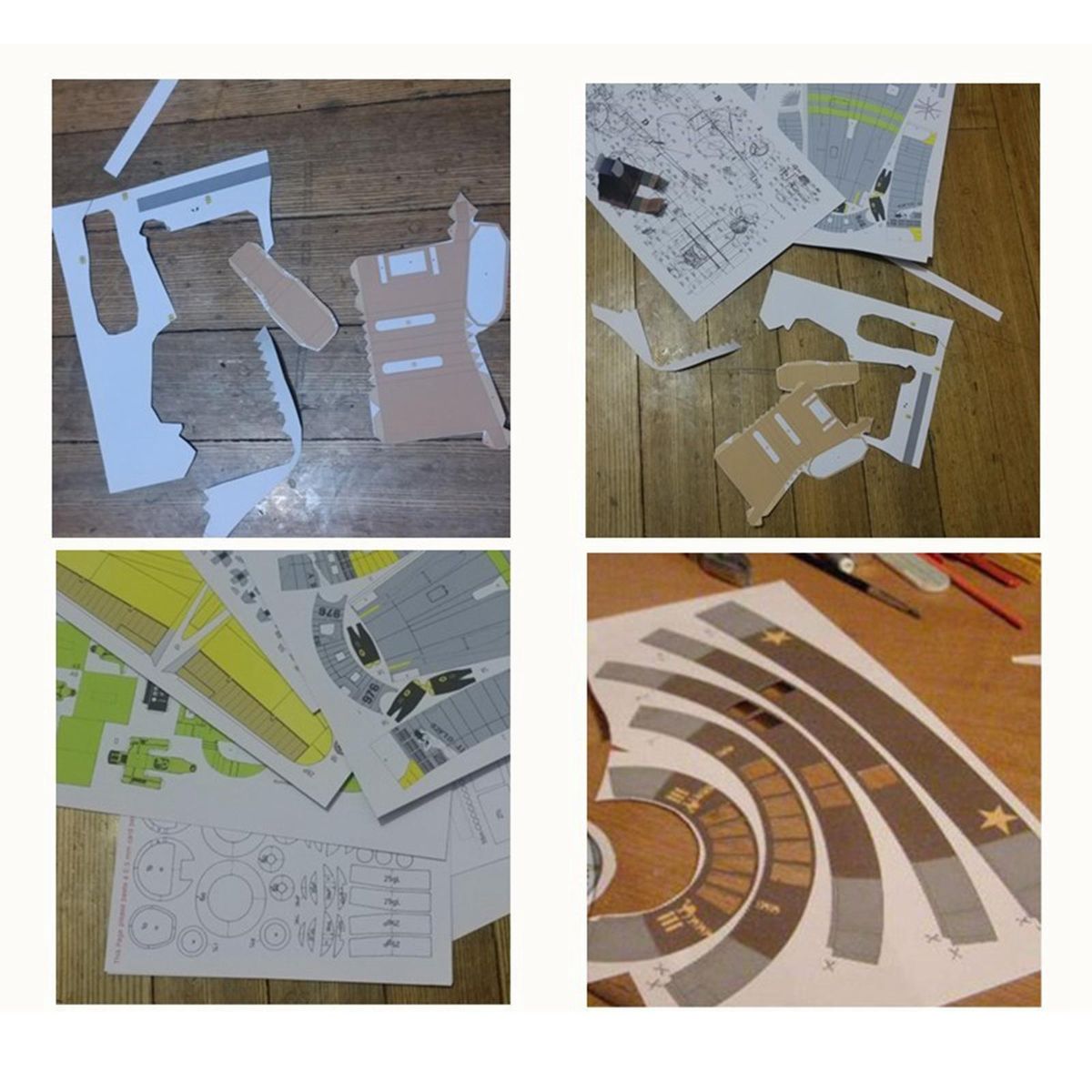 1:400 Scale Model 3D Puzzle Building DIY Cruiser For Desk Home