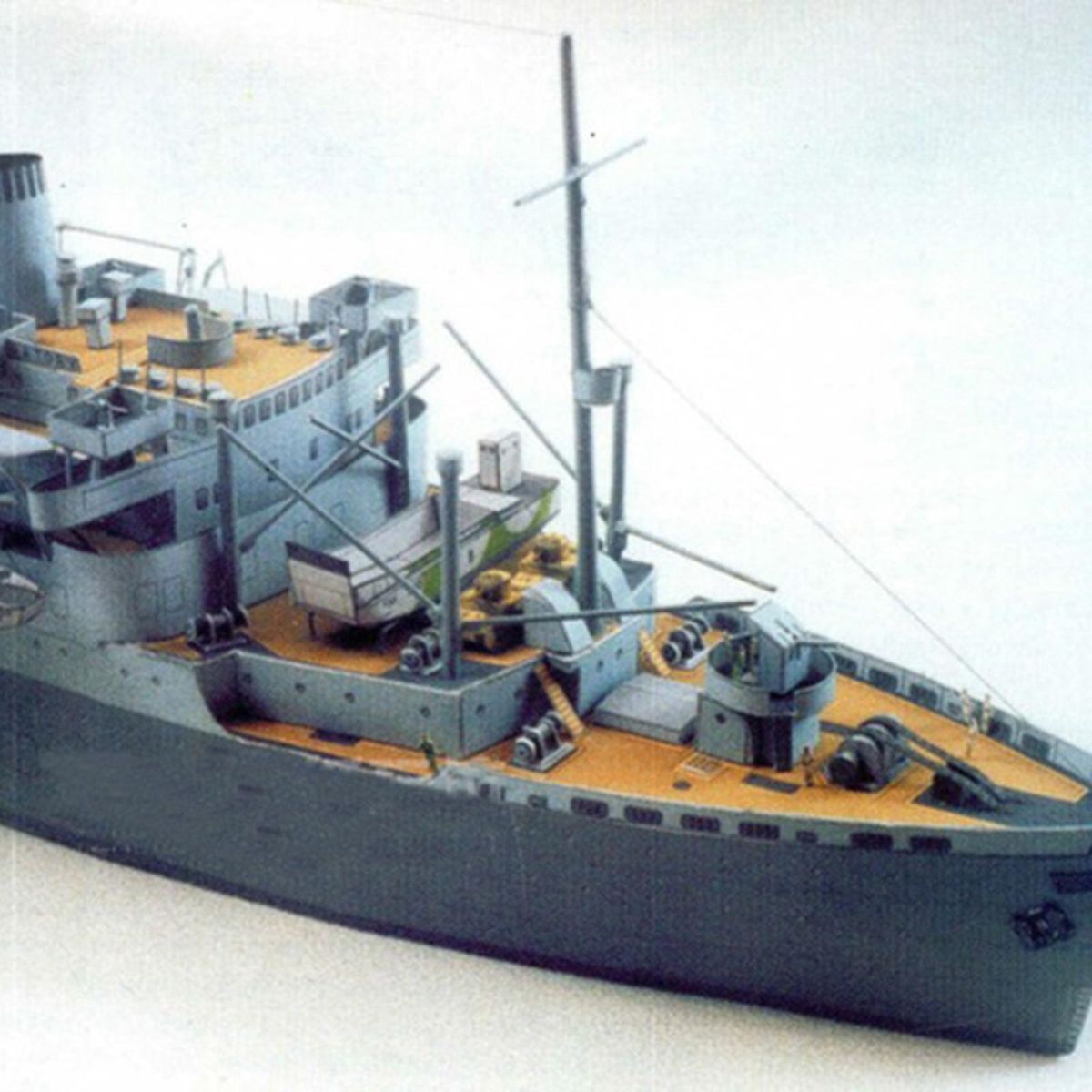 1:400 Scale Model 3D Puzzle Building DIY Cruiser For Desk Home