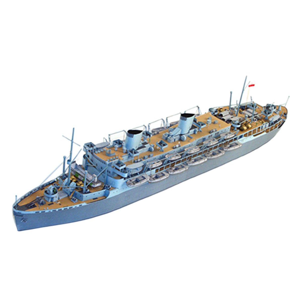 1:400 Scale Model 3D Puzzle Building DIY Cruiser For Desk Home