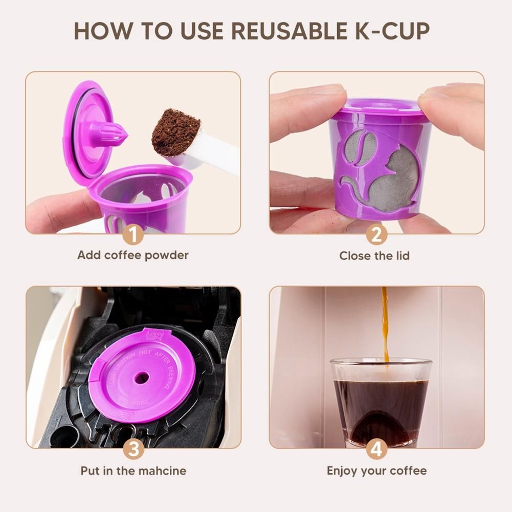 For Keurig400 Coffee Machine Filter Cup for New Bean K Cup