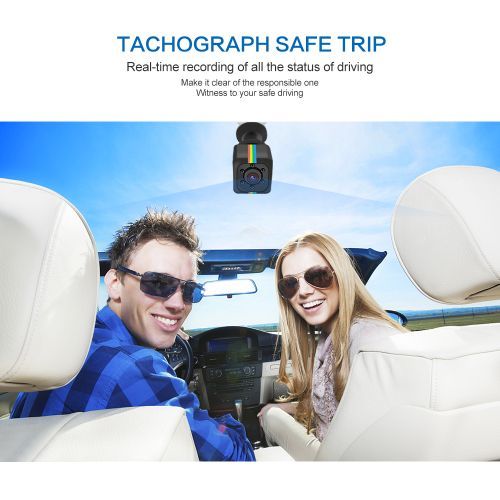 Sq11 Mini Camera HD 1080P Sensor Night Vision Camcorder Motion DVR Micro Camera Sport DV Video Small Camera Cam SQ 11 PK SQ16 (Camera And 8G TFcard)