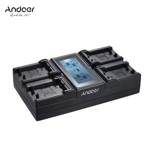 Andoer NP-FW50 NPFW50 4-Channel Digital Camera Battery