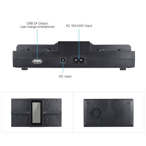 Andoer NP-FW50 NPFW50 4-Channel Digital Camera Battery