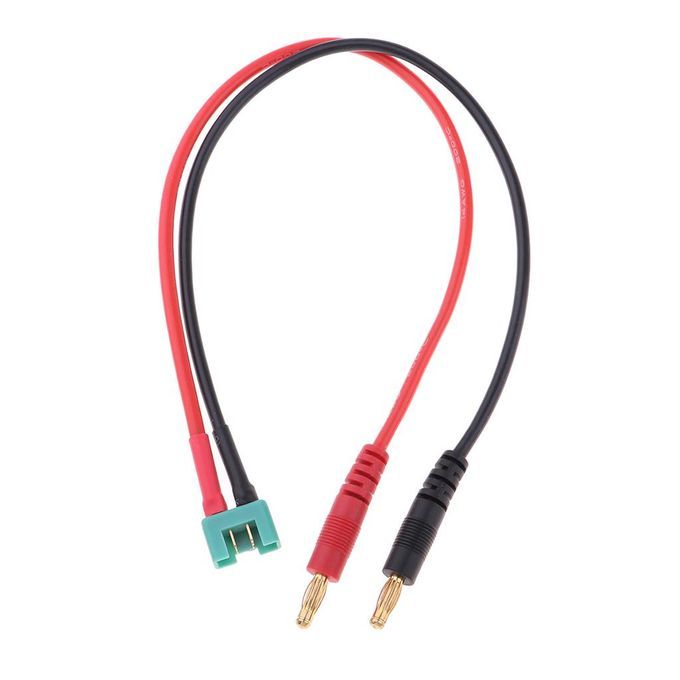4mm Banana Bullet Connector To Male MPX Cable 14AWG 35cm For B6 B6AC