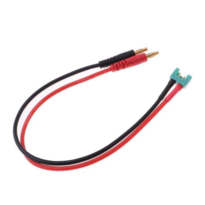 4mm Banana Bullet Connector To Male MPX Cable 14AWG 35cm For B6 B6AC