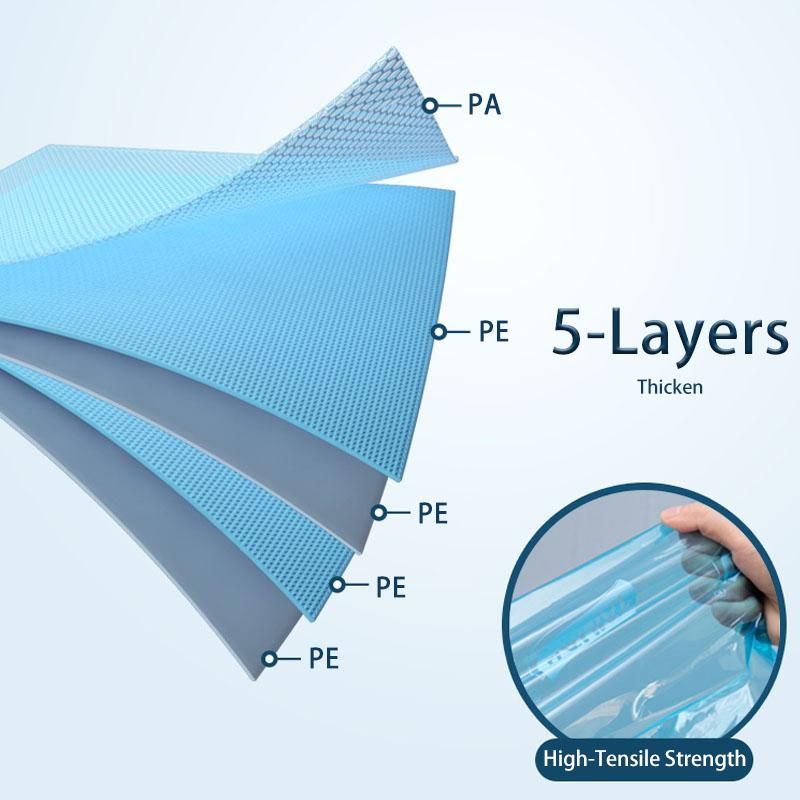 Vacuum Storage Bags for Comforters Blankets Clothes Pillows Hand Press Home Travel Space Saver Vacuum Sealer Compression Bag