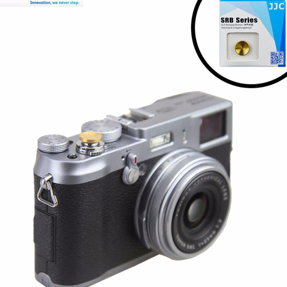 SRB-C11DGD Gold Dark Metal Soft Release Button Finger Touch For Sony Leica Fujifilm X10 X20 X30 X100T X100 (gold) WANKAI