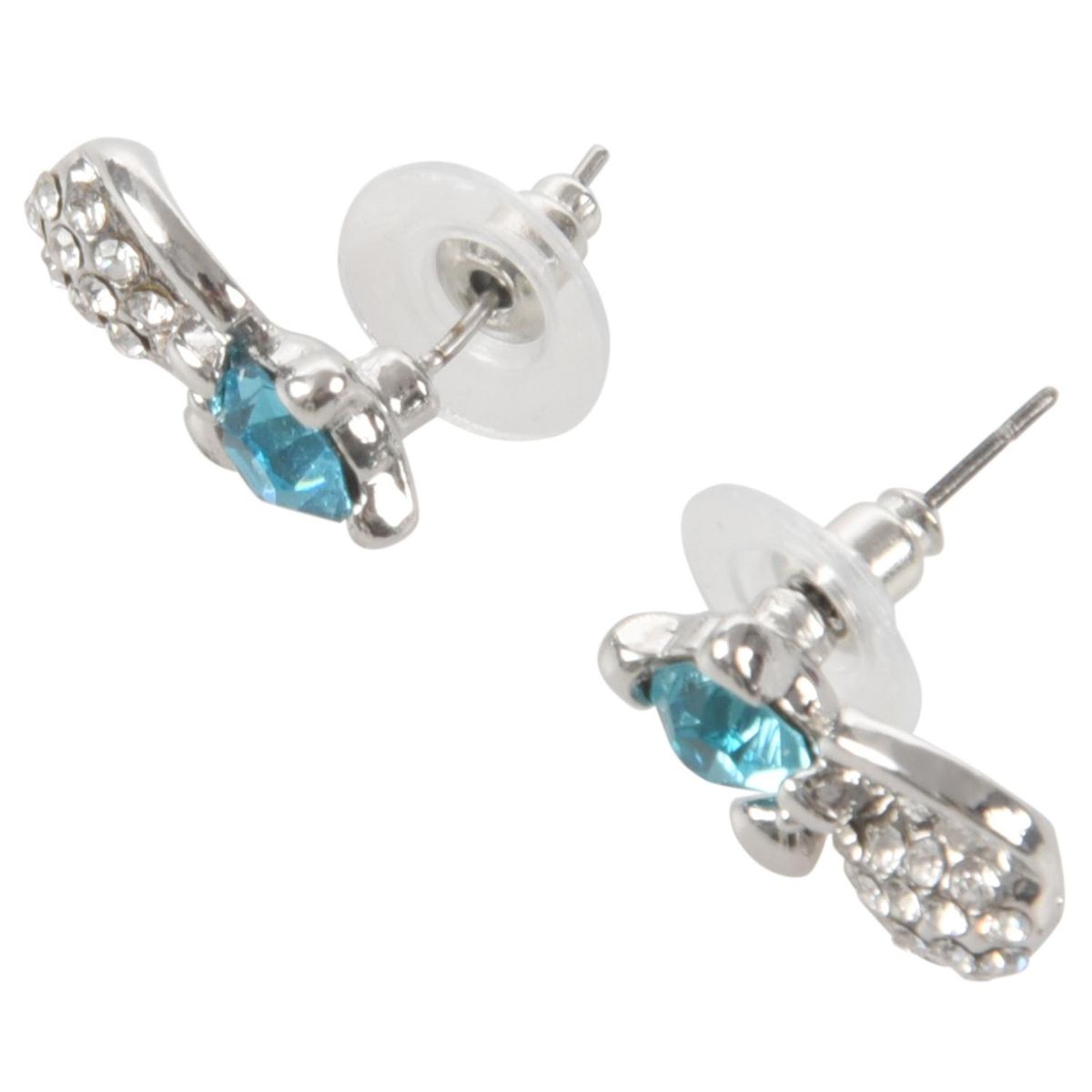 Women Fashion Rhine Cat Ear Stud Earrings Neck