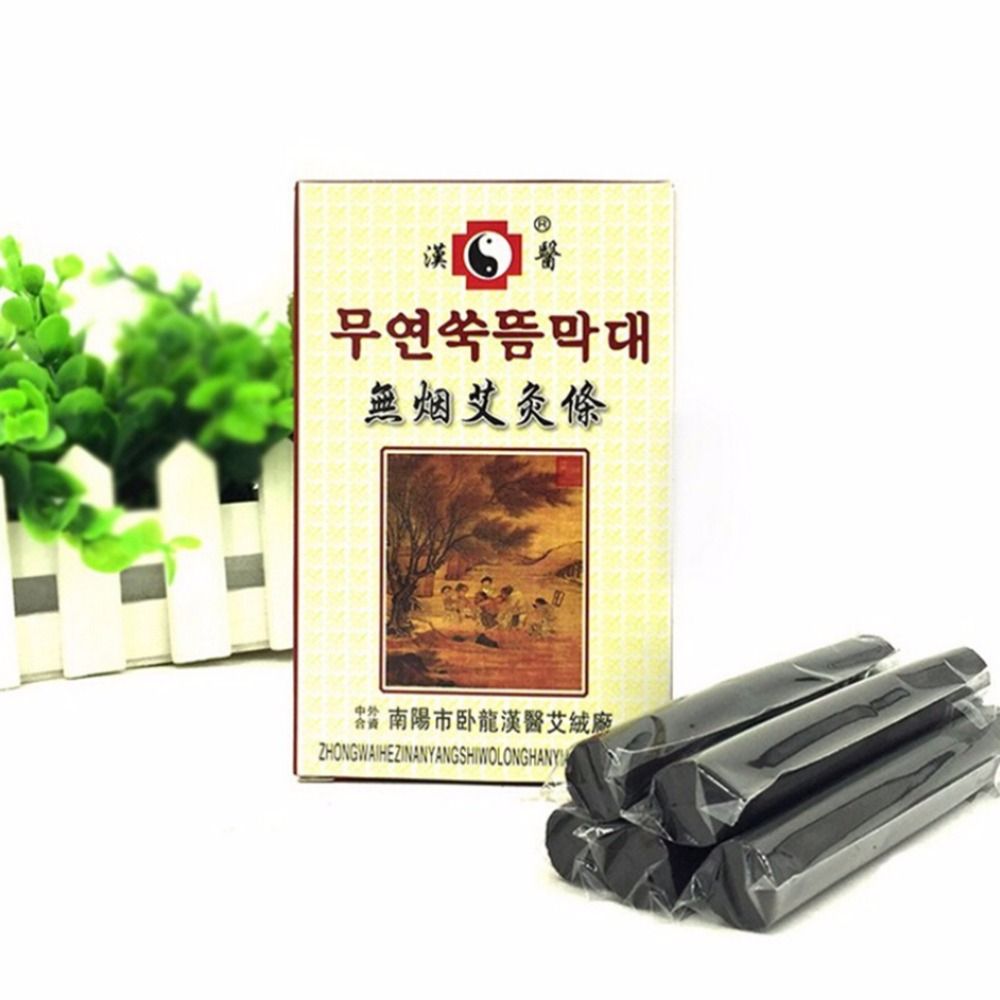 5Pcs/set High Stick The The Health Of Smokeless 14*110mm Improve Black Quality Moxa Body Roll Traditional