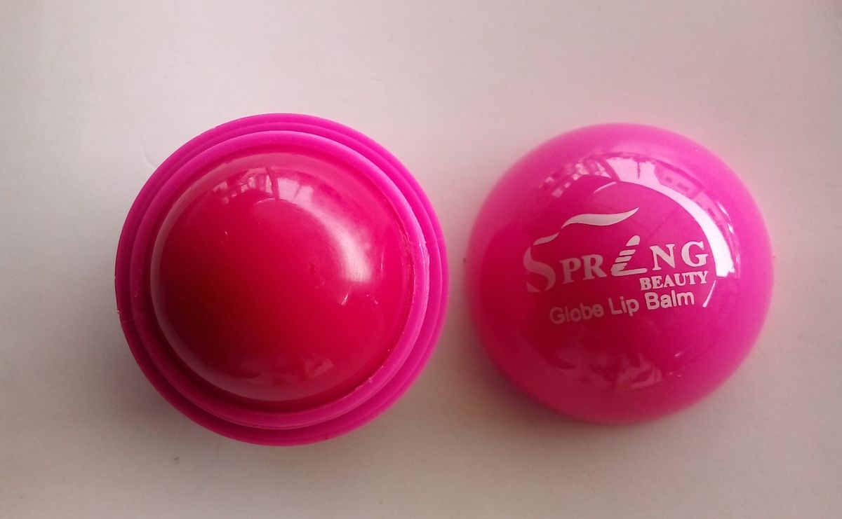 SPRLNG BEAUTY GLOBE LIP BALM, PINK  COLOUR