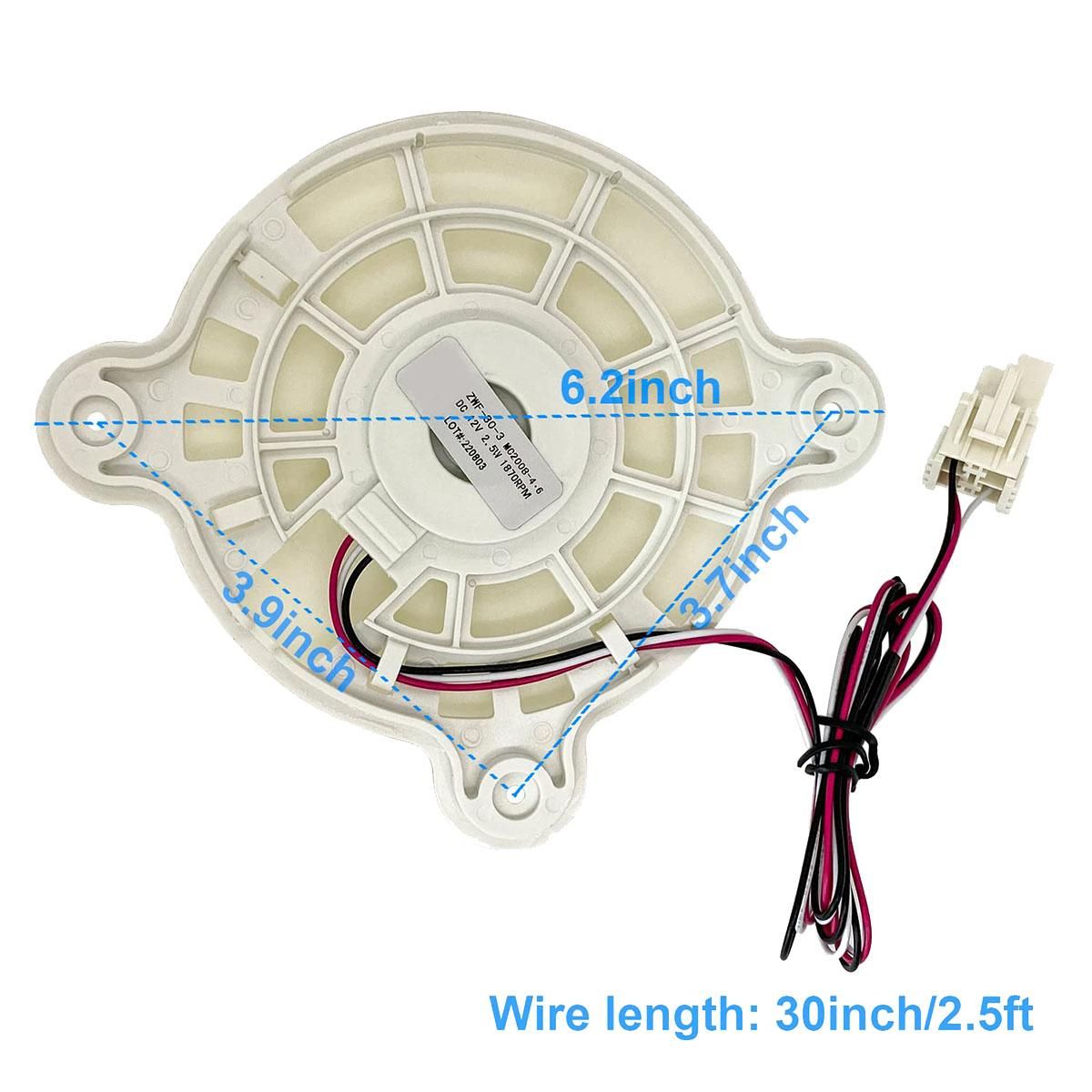 DA31-00287B DC12V Refrigerator Evaporator Fan Motor for