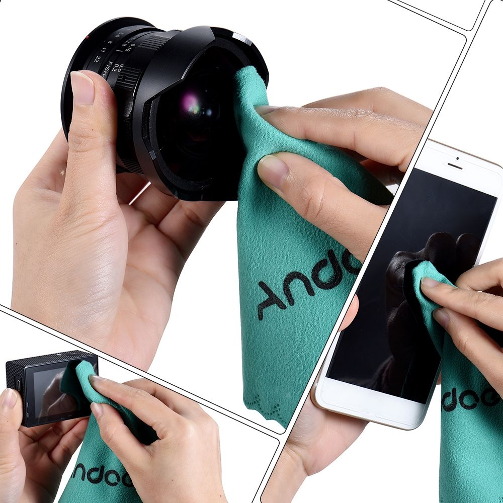 Cleaning Cloth Screen Glass Lens Cleaner For  Nikon DSLR Camera Camcoder IPhone IPad Tablet Computer